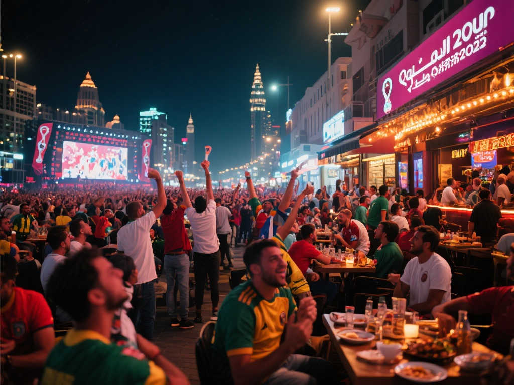 世界杯观赛经济持续升温,夜间经济表现活跃 世界杯观赛经济持续升温,夜间经济表现活跃